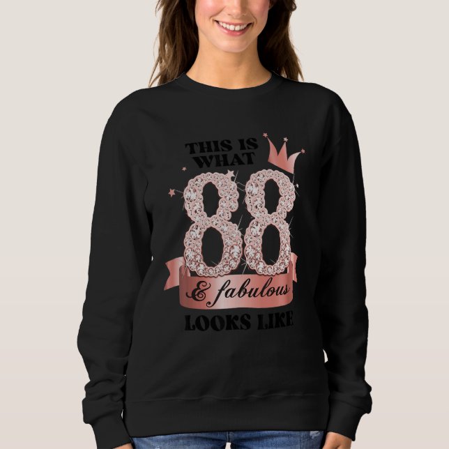 88 & Fabulous I Rose And White Party Group Candid  Sweatshirt (Vorderseite)