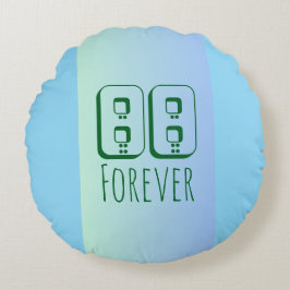 88 Forever Rundkissen Rundes Kissen