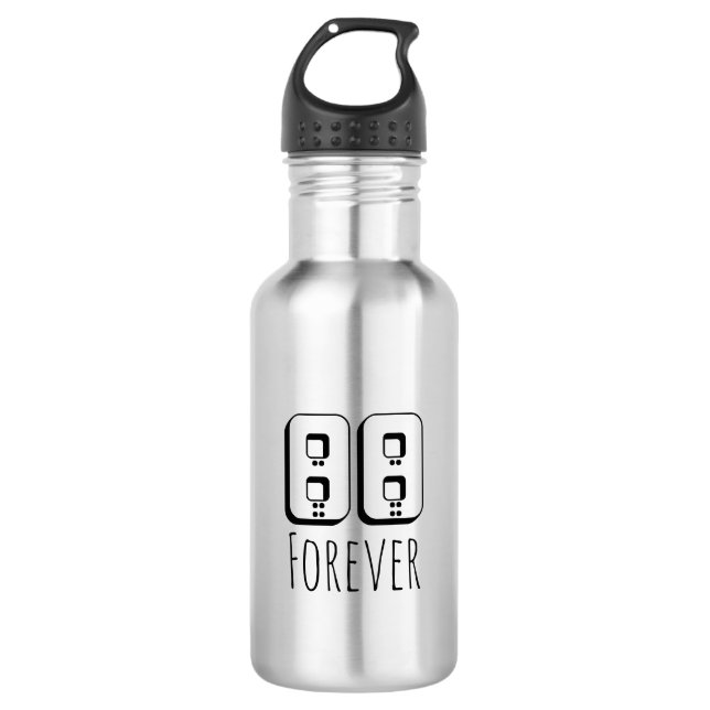 88 Forever Water Bottle Edelstahlflasche (Vorderseite)