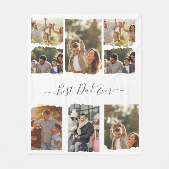 88 Foto Moderne Elegante Collage Family Liebe Fleecedecke (Vorderseite)