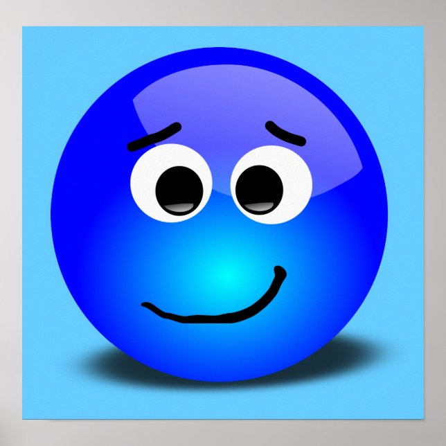 88-frei-3D-aufgreifend-Smiley-Gesichter-Clipart-Il Poster (Vorne)