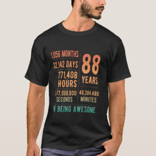 88. Geburtstag Männer Frauen Witzig 88 Jahre alt T-Shirt