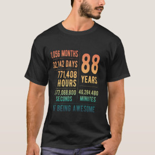 88. Geburtstag Männer Frauen Witzig 88 Jahre alt T-Shirt