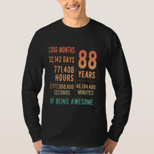 88. Geburtstag Männer Frauen Witzig 88 Jahre alt T-Shirt