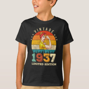 88 Jahre alter Tag 1937 Vintag 88. Geburtstagsfrau T-Shirt