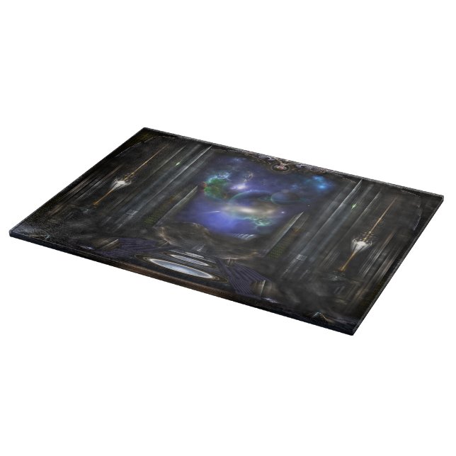 89-123-A9p2 Arsairian 7 Reporting Cutting Board Schneidebrett (Ecke)