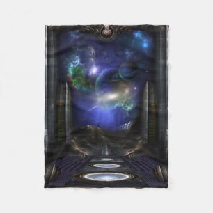 89-123-A9p2 Arsairian 7 Reporting Fleece Blanket