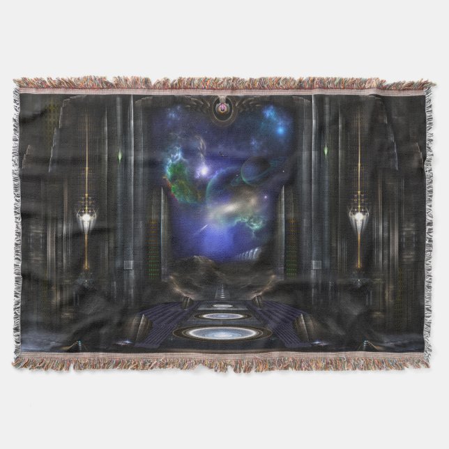 89-123-A9p2 Arsairian 7 Reporting Throw Blanket Decke (Vorderseite)