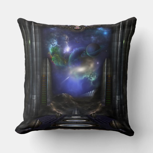 89-123-A9p2 Arsairian 7 Reporting Throw Pillow Kissen (Vorderseite)