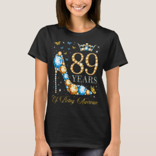89. Geburtstag 89 Jahre Phantastisch 89 Jahre T-Shirt
