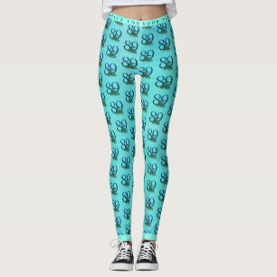 89. Geburtstag oder Jubiläum Pfauenfedern Leggings