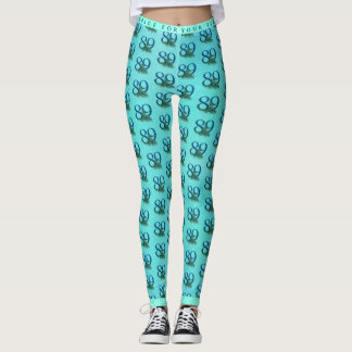 89. Geburtstag oder Jubiläum Pfauenfedern Leggings
