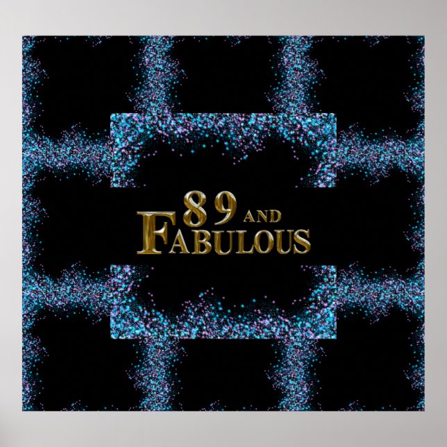 89. Geburtstag Poster (Vorne)