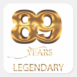 89 Jahre legendärer Aufkleber