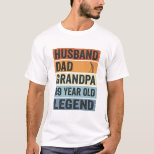 89-jähriger Ehemann Vater Opa Legende Shirt_1 T-Shirt