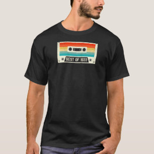 89-jähriges Kassettenband Vintag, Best. von 1933 8 T-Shirt