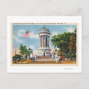 89. St & Riverside Drive Soldiers' Postkarte