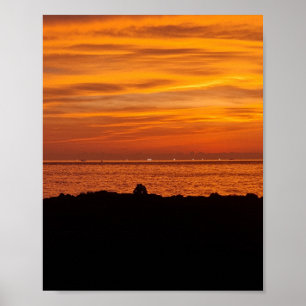 8×10 Jeju Insel Sonnenuntergang Korea Fotoabzug Poster