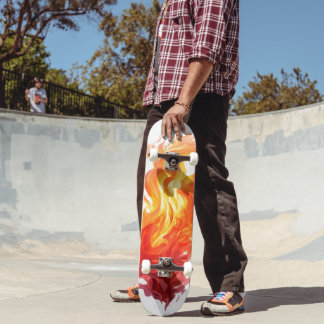 8 1/8" Flammenskateboard Skateboard