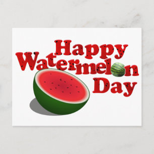 8-3 Watermelon Day Postkarte