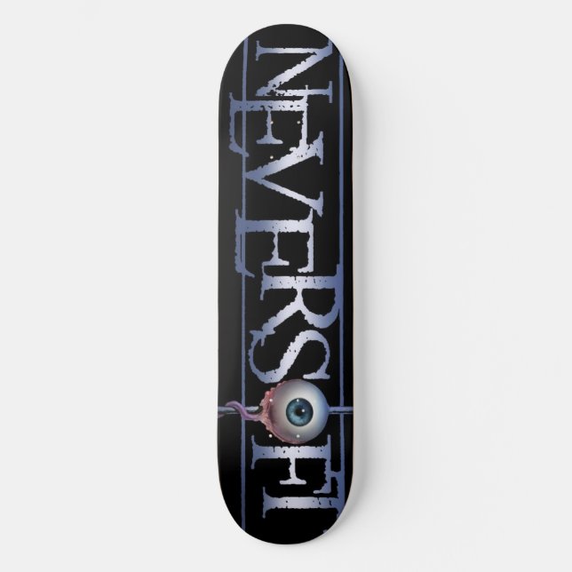 8,5 graues Neversoft-Skateboard-Deck Skateboard (Vorderseite)