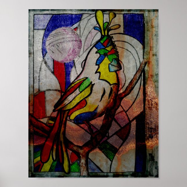 8,5 x 11 "Bird Rust" drucken oder herunterladen Poster (Vorne)