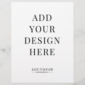 8,5 x 11" Hochzeitszeichen Eigene Printwerbung