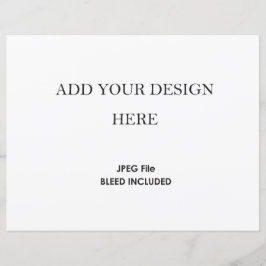 8,5 x 11" Horizontaler Kartenbestand 110 lb