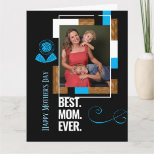 8,5" x 11" Muttertagskarte für sie mit individuell Karte