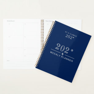 8,5 x 11 Navy-Planer 202*-2* für Zuhause oder Offi Planer