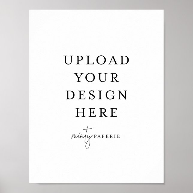 8,5" x 11" Poster - Portrait (Vorne)