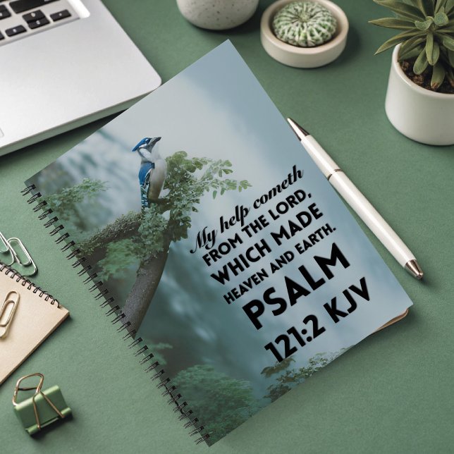 8.5 x 11 Spiral Notebook Psalm 121:2 KJV Notizbuch (Von Creator hochgeladen)