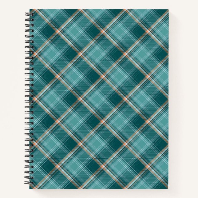 8.5x11 Spiral Notebook Eire Kariert Notizbuch (Vorderseite)
