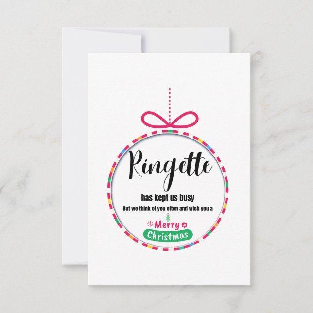 8,9 cm x 12,7 cm Flachbildschirm Dankeskarte (Vorderseite)