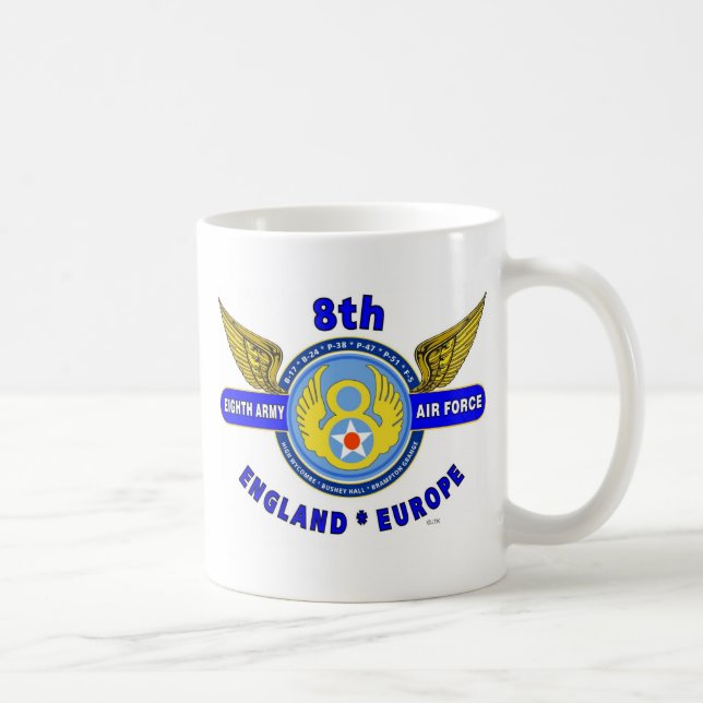 8. ARMEE-LUFTWAFFE "ARMEE-FLIEGERKORPS" WW II KAFFEETASSE (Rechts)