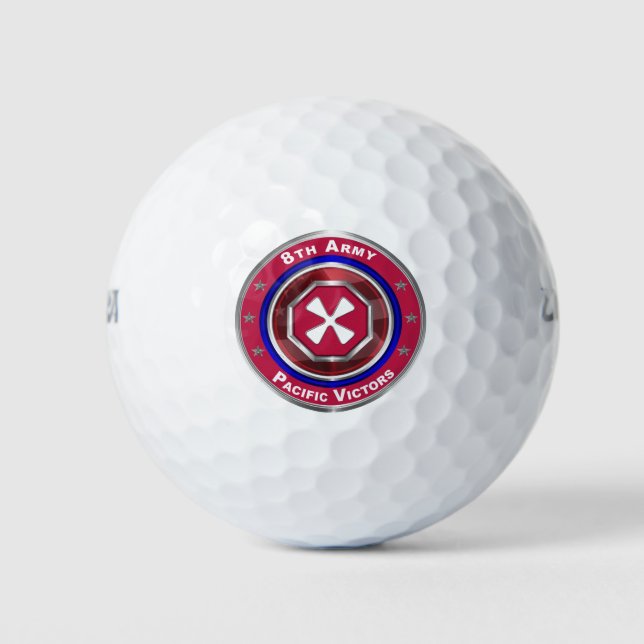8. Armee "Pacific Victors" Golfball (Vorderseite)
