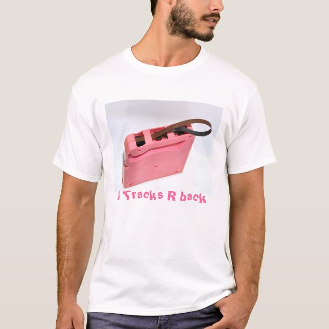 8 Bahnen R unterstützen rosa Patrone T-Shirt (Vorderseite)