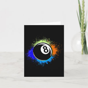 8-Ball Aight Ball Billard Snooker Karte