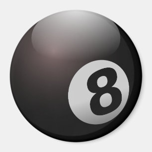 8 Ball Billiard Pool Magnet