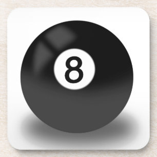 8 Ball - Billiard Untersetzer