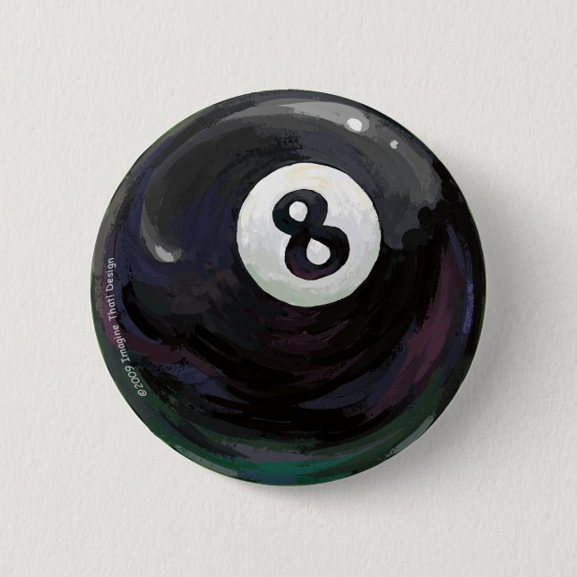 8 Ball Button (Vorderseite)