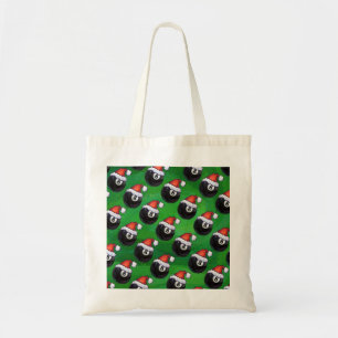 8 Ball Christmas Green Tragetasche
