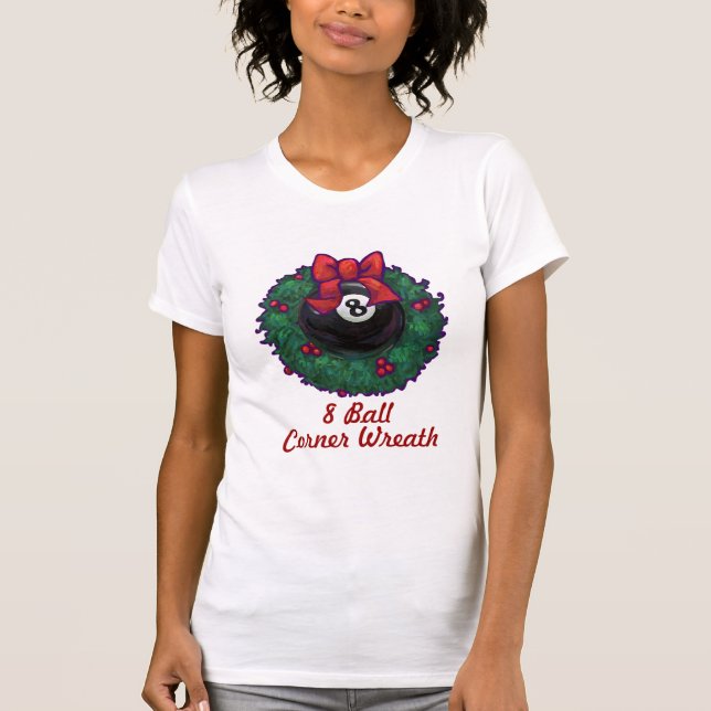 8 Ball Christmas T-Shirt (Vorderseite)