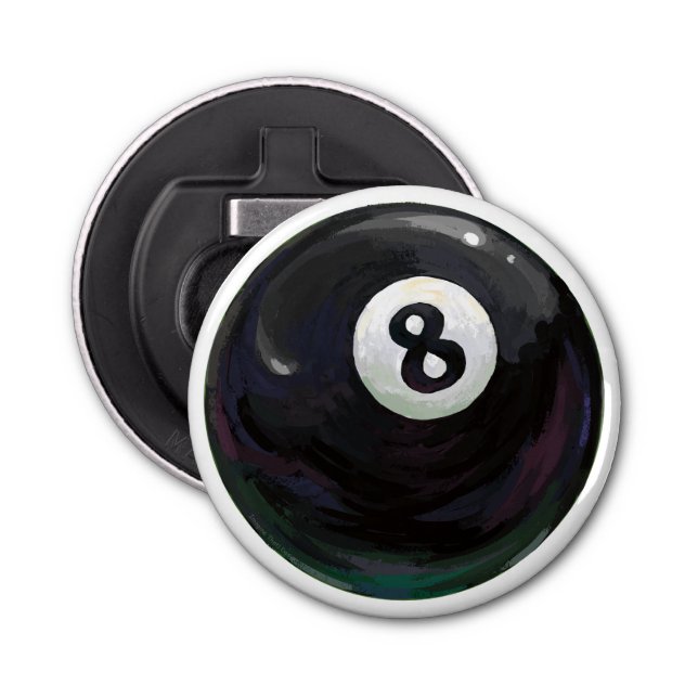 8 Ball Flaschenöffner (Vorderseite)