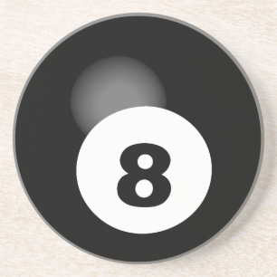 8 Ball Getränkeuntersetzer