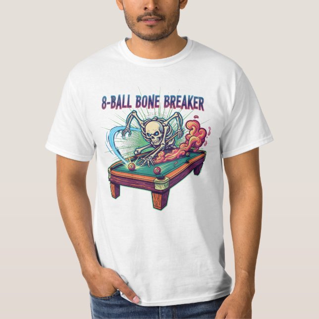 8-Ball Knochenbrecher T-Shirt (Vorderseite)