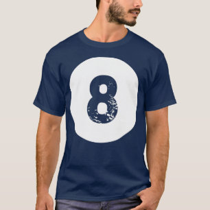 8 Ball Magic Eight Ball Billiards T-Shirt