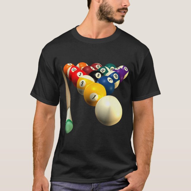 8-ball Ol Team S For Bar League Protecting  T-Shirt (Vorderseite)