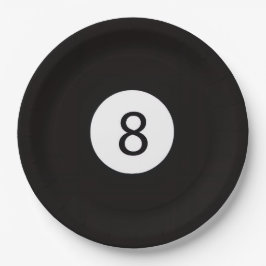 8 Ball Pappteller