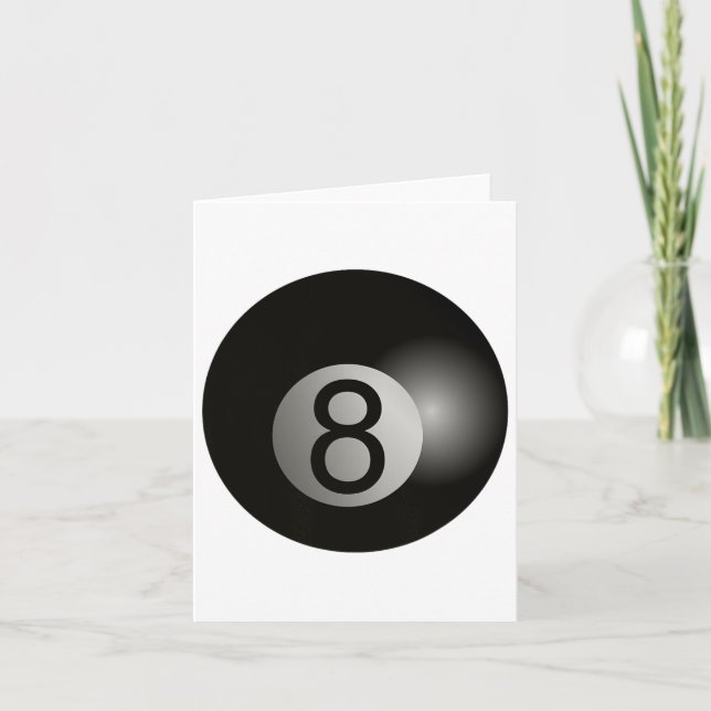 8 Ball Pool Hall Shark Billiards Spieler Hustler Karte (Vorderseite)
